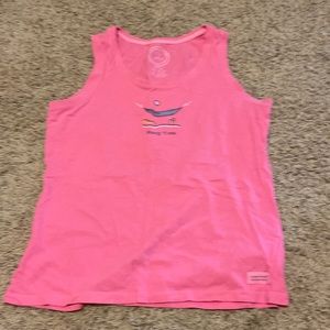 Pink Life Is GoodTank top Tee  Women’s M